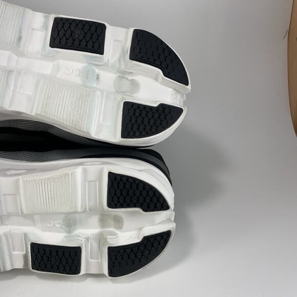 On Cloud Cloudmonster 2 Running Shoes Mens Size 12.5 Black White Frost Athletic - Picture 10 of 11